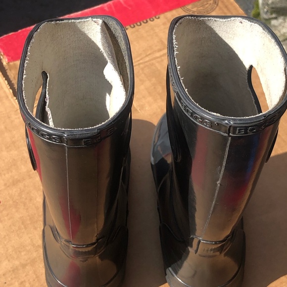 BOGS Kids Rubber Waterproof Rain Boot for Boys and Girls Shoe, Gray Size 13 - Picture 10 of 11